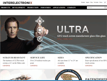 Tablet Screenshot of interelectronix.com